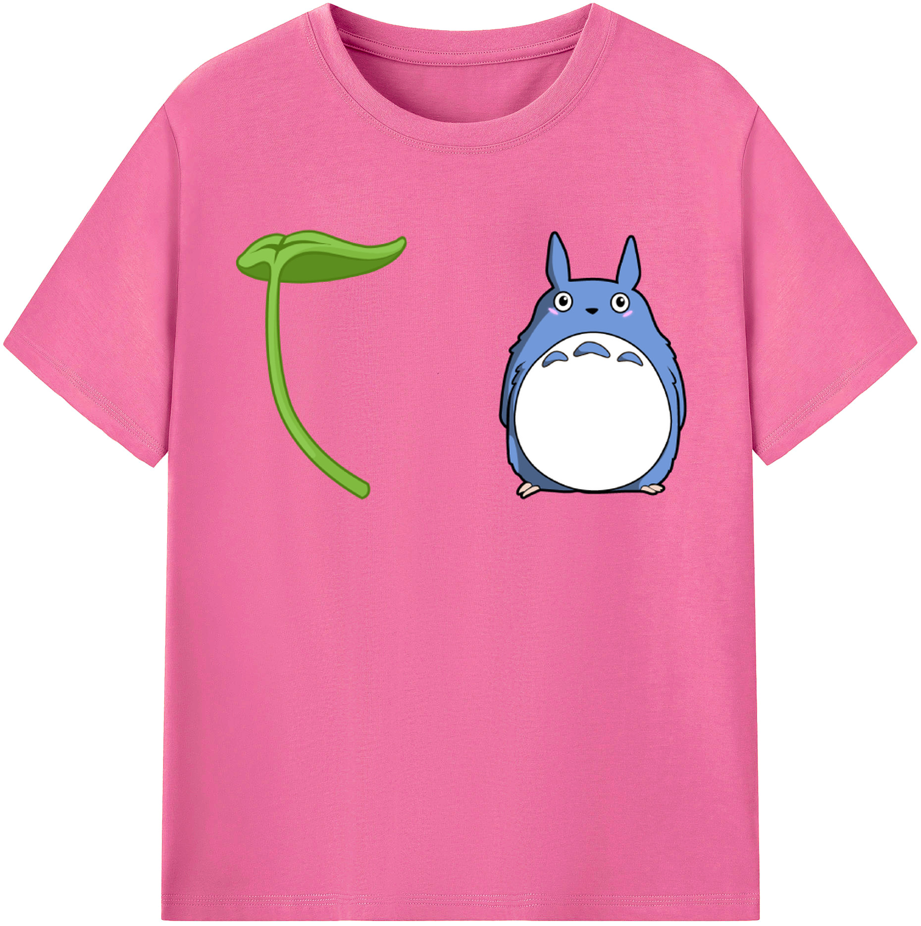 （画像用） となりのトトロ 草壁メイ 草壁サツキ My Neighbor Totoro Satsuki Kusakabe Mei Kusakabe レディースカジュアルプリントTシャツ（綿100％）